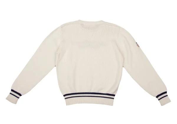 Mademoiselle NON NON SPORTS Lettering Crew Neck Knit Sweater K-151196_012