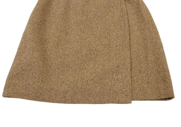 Mademoiselle NON NON Marling Silk Tweed Wrap Skirt K-151201_004