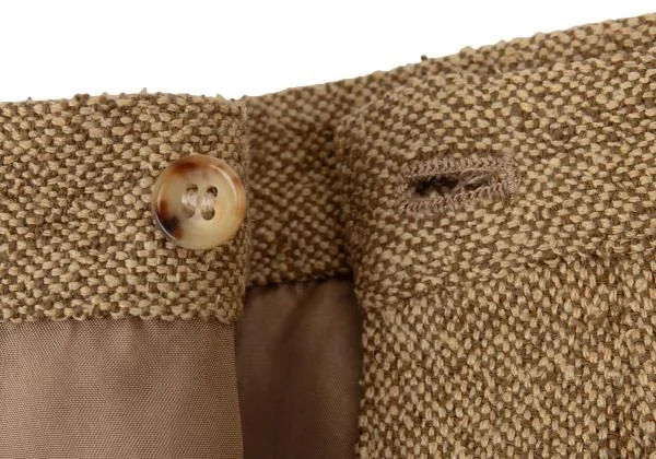 Mademoiselle NON NON Marling Silk Tweed Wrap Skirt K-151201_007