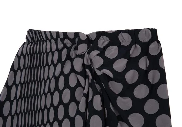 MAISON Martin MARGIELA Asymmetrical Silk Dot Skirt K-151218_003