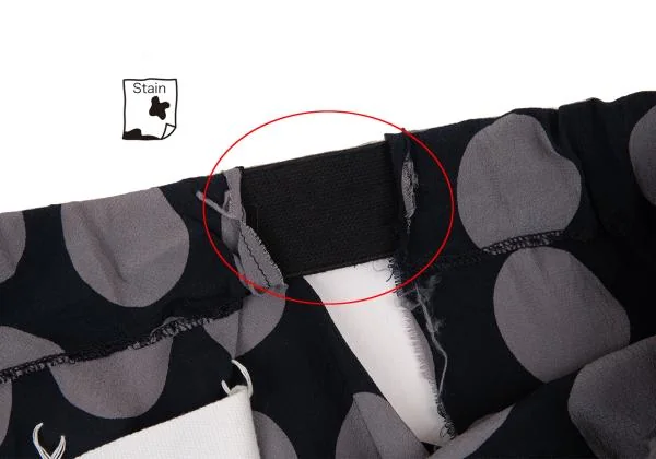 MAISON Martin MARGIELA Asymmetrical Silk Dot Skirt K-151218_006