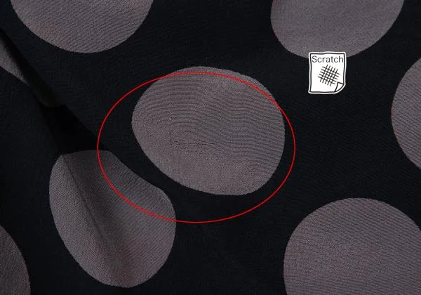 MAISON Martin MARGIELA Asymmetrical Silk Dot Skirt K-151218_008