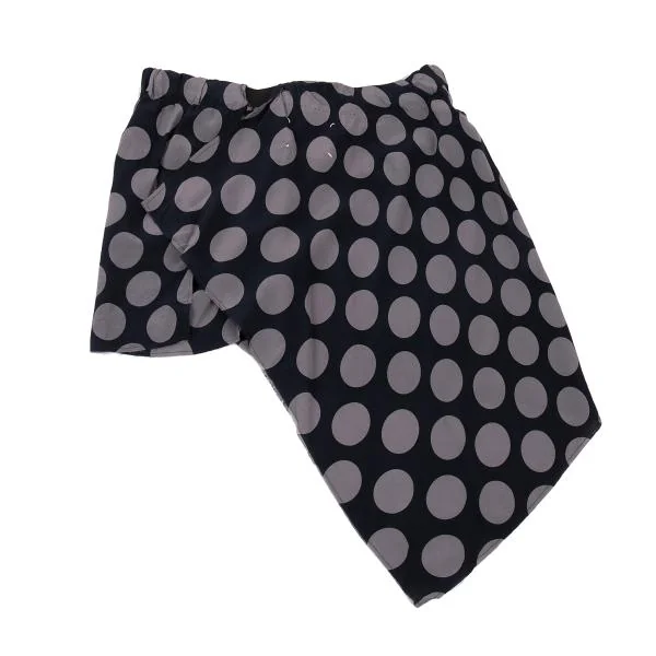 MAISON Martin MARGIELA Asymmetrical Silk Dot Skirt K-151218_010