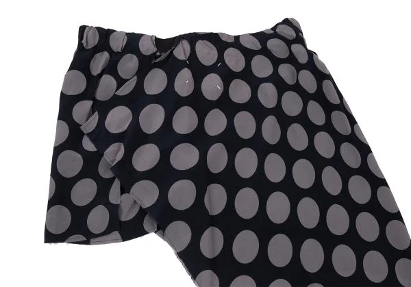 MAISON Martin MARGIELA Asymmetrical Silk Dot Skirt K-151218_011