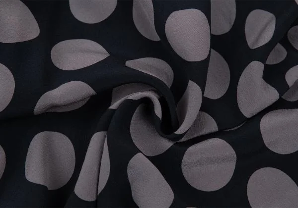 MAISON Martin MARGIELA Asymmetrical Silk Dot Skirt K-151218_015