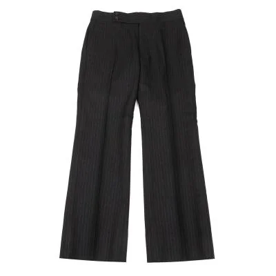 COMME des GARCONS Silk Blend Stripe Flare Pants