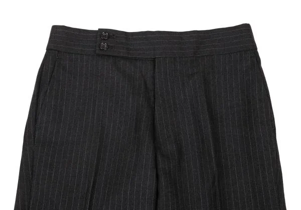 COMME des GARCONS Silk Blend Stripe Flare Pants K-151230_002