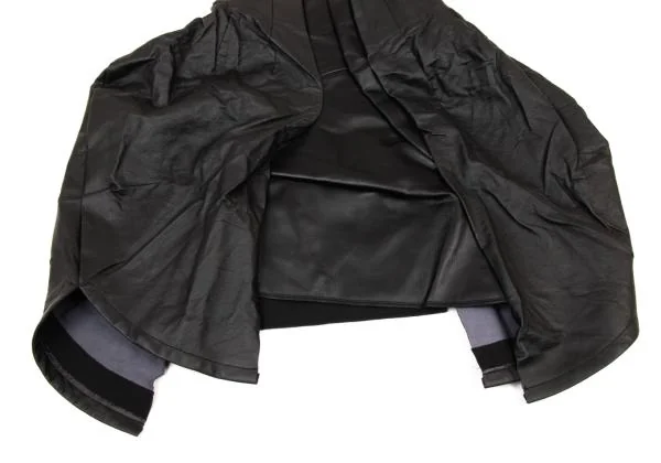 COMME des GARCONS Faux Leather Switching Skirt K-151242_005