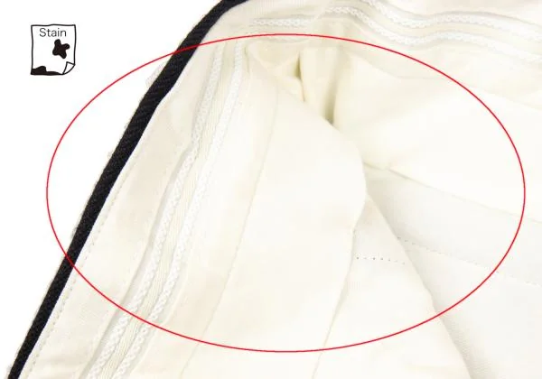 COMME des GARCONS Stripe Two Tuck Wool Shorts K-151245_006