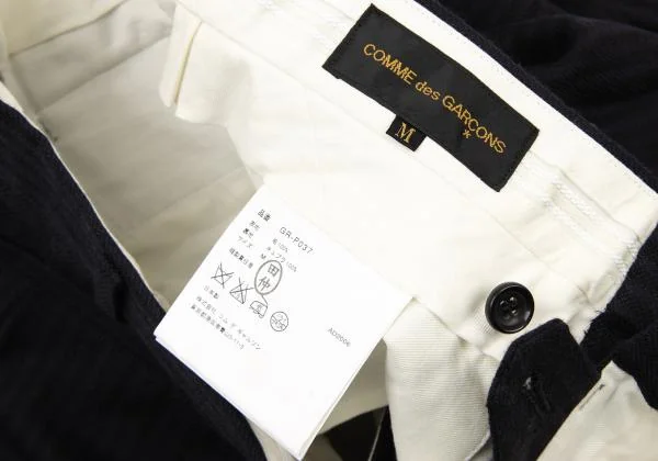 COMME des GARCONS Stripe Two Tuck Wool Shorts K-151245_014