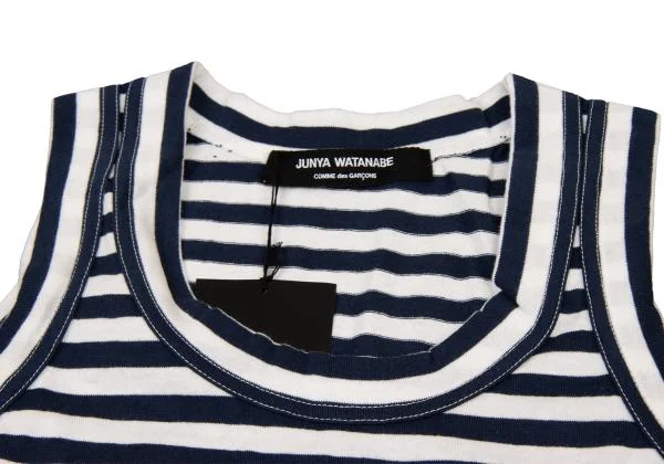 JUNYA WATANABE COMME des GARCONS Striped Sleeveless T-shirt K-151254_003
