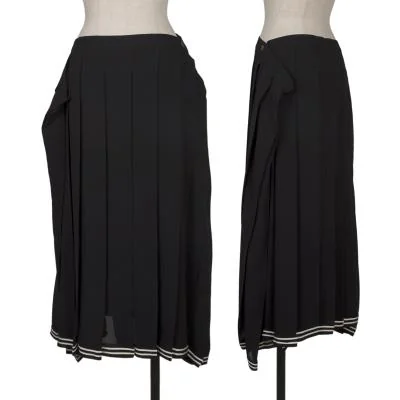 JUNYA WATANABE COMME des GARCONS Taped Hem Pleats Skirt