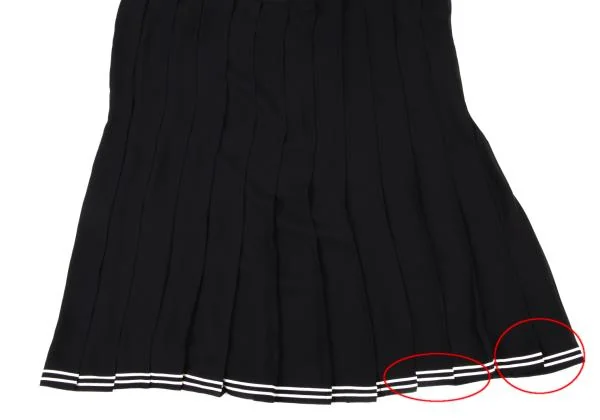 JUNYA WATANABE COMME des GARCONS Taped Hem Pleats Skirt K-151255_007