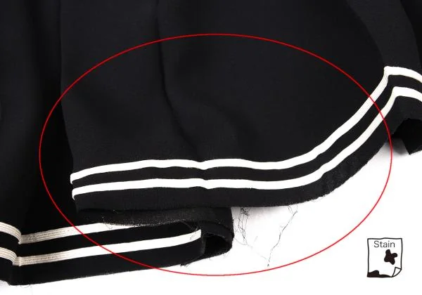 JUNYA WATANABE COMME des GARCONS Taped Hem Pleats Skirt K-151255_008