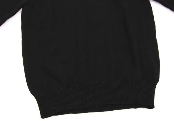 PLAY COMME des GARCONS Heart Patch Turtle Knit Wool Sweater K-151257_009