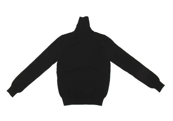 PLAY COMME des GARCONS Heart Patch Turtle Knit Wool Sweater K-151257_011