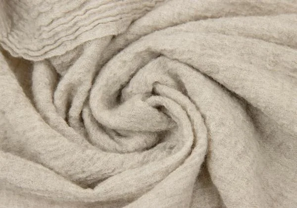 tricot COMME des GARCONS Wool Embroidery Design Fringe Stole K-151282_005