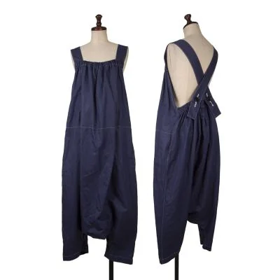 tao Cotton Linen Dropped Crotch Salopette