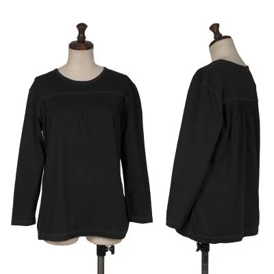Mademoiselle NON NON Cotton Gather T Shirt
