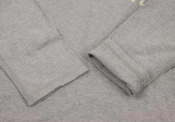 マドモアゼルノンノンMademoiselle NON NON コットンフロントロゴプリントカットソー グレー40L K-151291_006