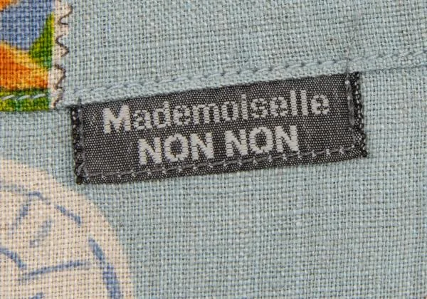 Mademoiselle NON NON Stamp Pattern Short Sleeve Shirt K-151293_007