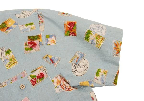 Mademoiselle NON NON Stamp Pattern Short Sleeve Shirt K-151293_009