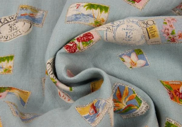 Mademoiselle NON NON Stamp Pattern Short Sleeve Shirt K-151293_015