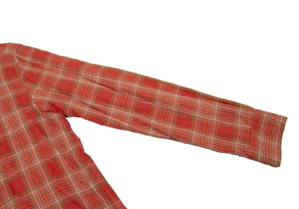 Mademoiselle NON NON Cotton Check Gauze Shirt K-151298_006