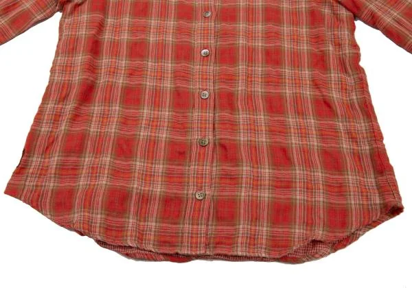 Mademoiselle NON NON Cotton Check Gauze Shirt K-151298_008