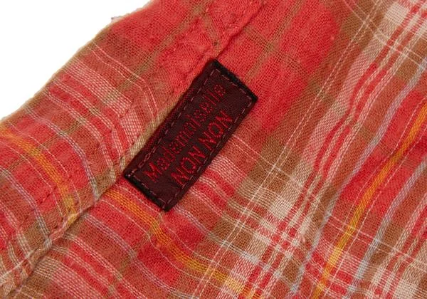 Mademoiselle NON NON Cotton Check Gauze Shirt K-151298_009