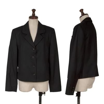 Mademoiselle NON NON Wool Short Tailored Jacket