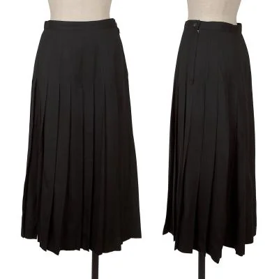 Mademoiselle NON NON Wool Pleated Skirt
