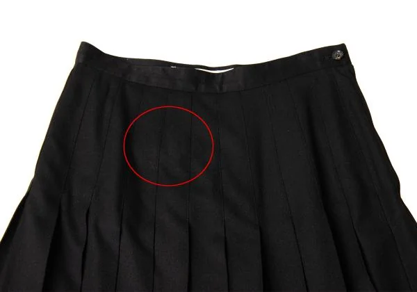 Mademoiselle NON NON Wool Pleated Skirt K-151311_003
