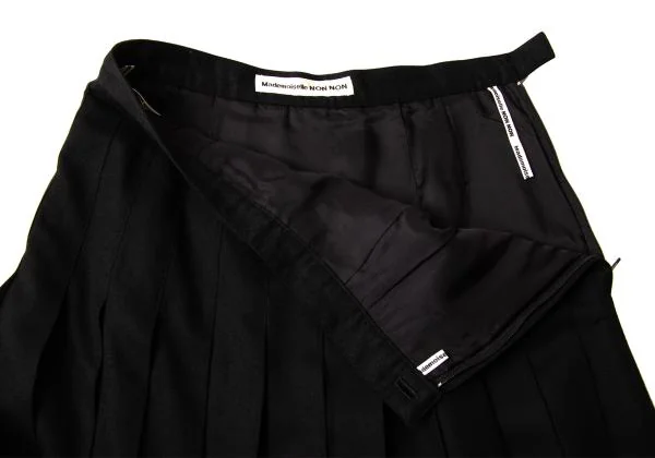 Mademoiselle NON NON Wool Pleated Skirt K-151311_006