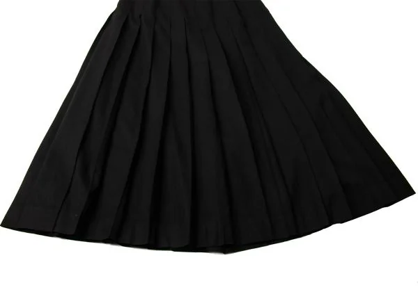 Mademoiselle NON NON Wool Pleated Skirt K-151311_007
