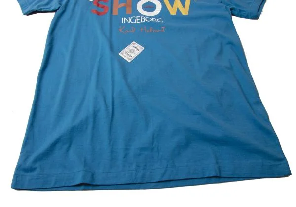 カールヘルムKarl Helmut トランプロゴプリントTシャツ 水色L位 K-151325_006