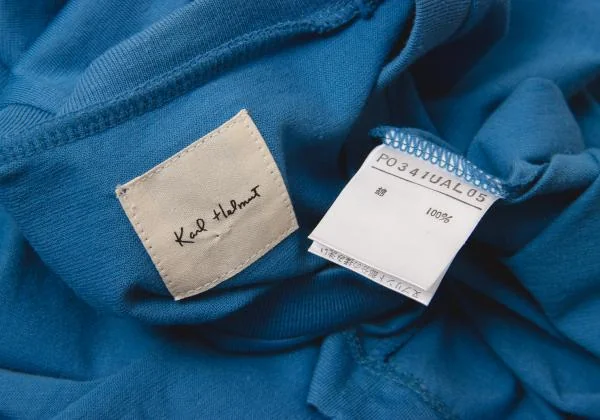 カールヘルムKarl Helmut トランプロゴプリントTシャツ 水色L位 K-151325_010