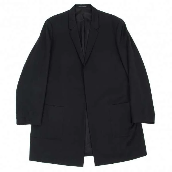 yohji yamamoto pour homme Long wool jacket Black M K-11040_001