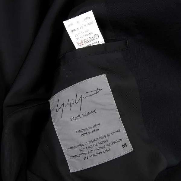 yohji yamamoto pour homme Long wool jacket K-11040_008