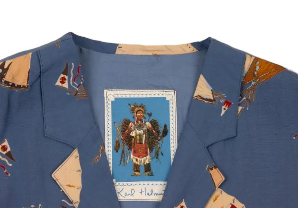 Karl Helmut Tipi Printed Rayon Vest K-151350_003