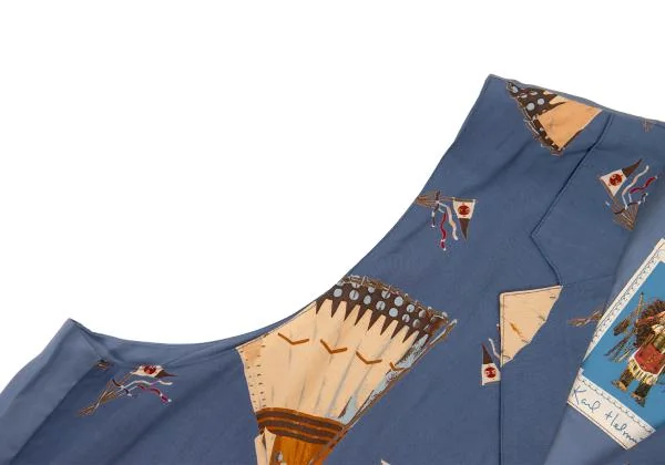 Karl Helmut Tipi Printed Rayon Vest K-151350_004