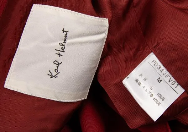 Karl Helmut Emblem Patch Wool Gaba Vest K-151352_013