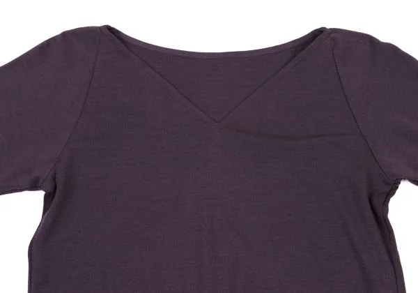 JURGEN LEHL Wool Silk V Neck T Shirt K-151369_003