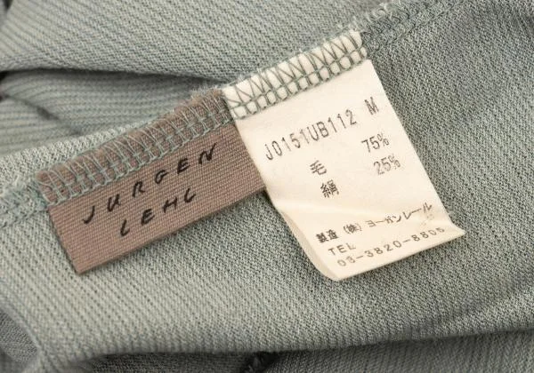 JURGEN LEHL Wool Silk 3/4 Sleeves Shirt K-151370_011