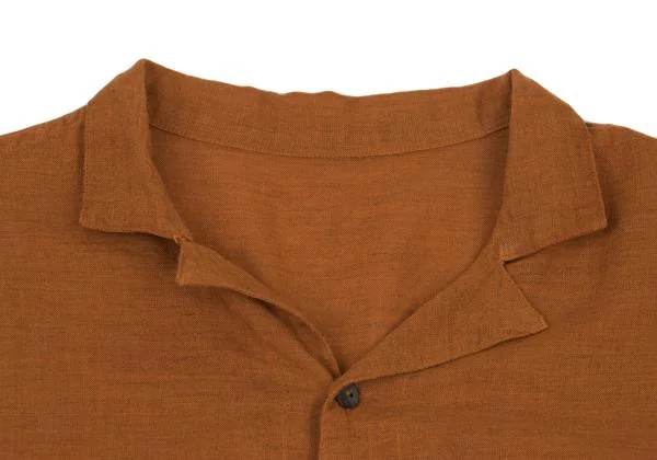 JURGEN LEHL Cotton Wool Open Collar Shirt K-151377_004
