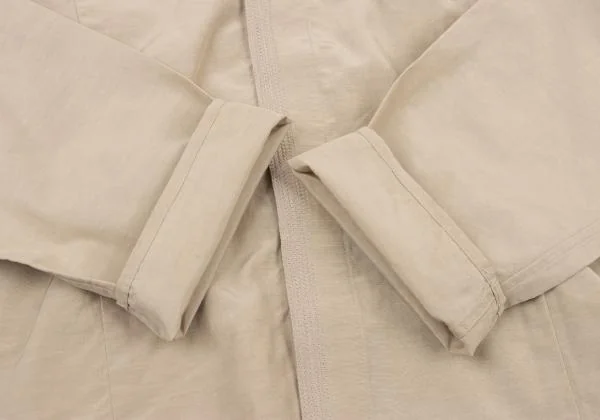 JURGEN LEHL Silk Cotton Front Stitch Design Stand Collar Shirt K-151378_012