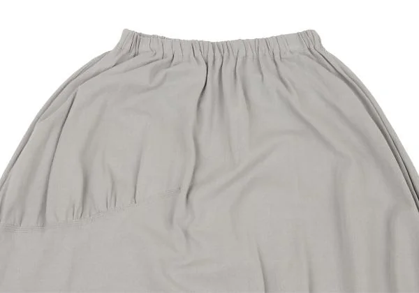 ヨーガンレールJURGEN LEHL コットン天竺切替スカート ライトグレーM K-151388_003