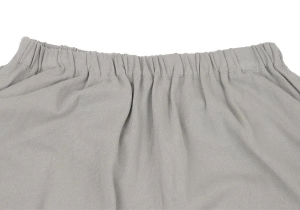ヨーガンレールJURGEN LEHL コットン天竺切替スカート ライトグレーM K-151388_004
