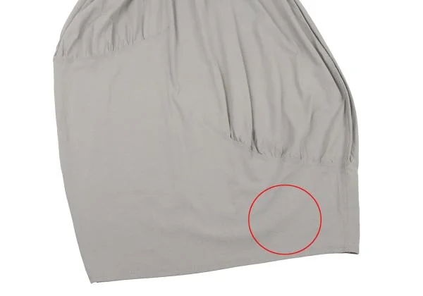 ヨーガンレールJURGEN LEHL コットン天竺切替スカート ライトグレーM K-151388_006