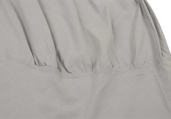 ヨーガンレールJURGEN LEHL コットン天竺切替スカート ライトグレーM K-151388_008